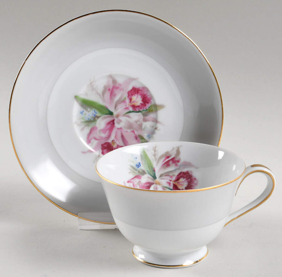 Margarita Footed Cup & Saucer Set by Noritake-1