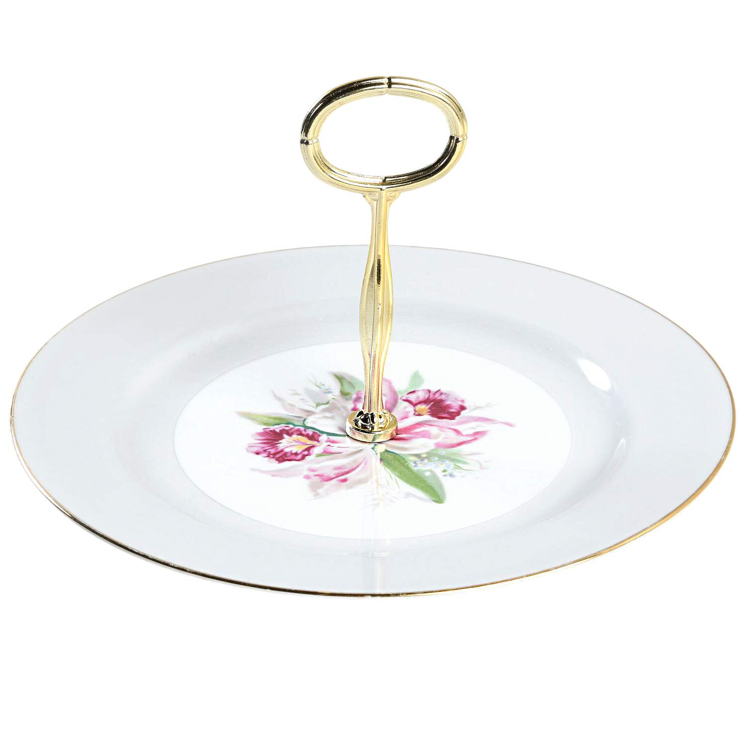 Margarita Round Serving Plate with Center Handle (Dp) Hc by Noritake-1