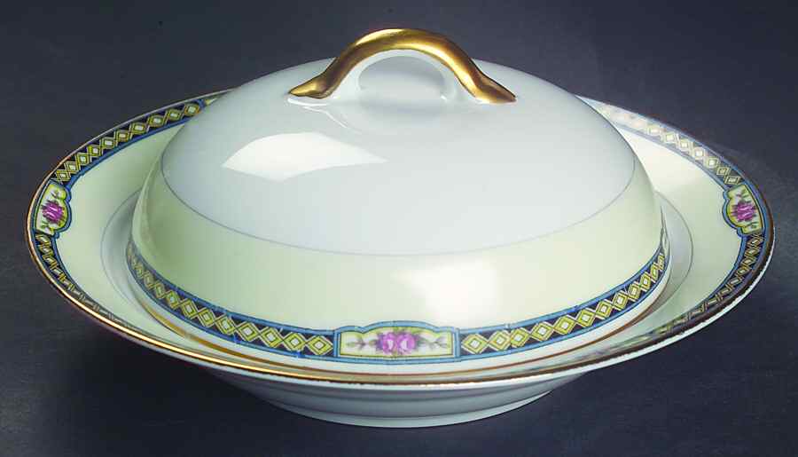 Margate Round Covered Butter by Noritake-1