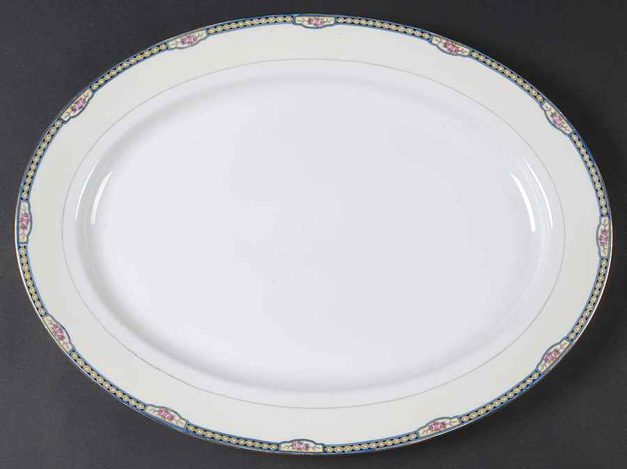 Margate 16" Oval Serving Platter by Noritake-1