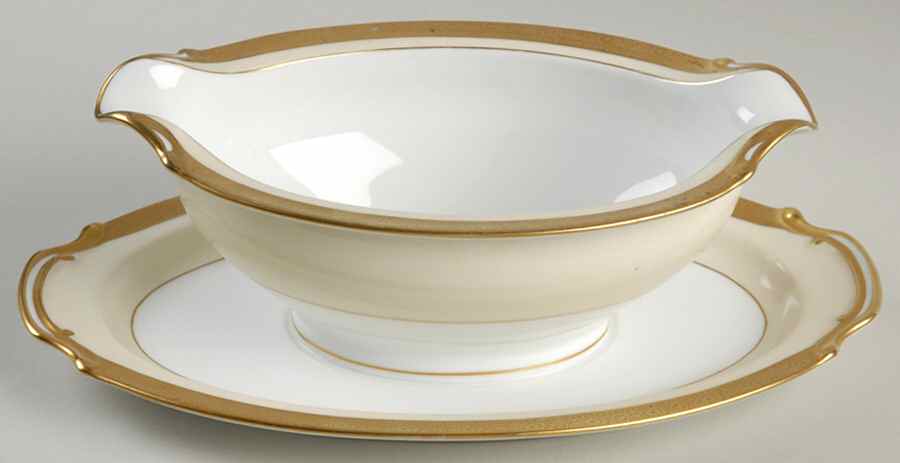 Margo Gravy Boat with Attached Underplate by Noritake-1