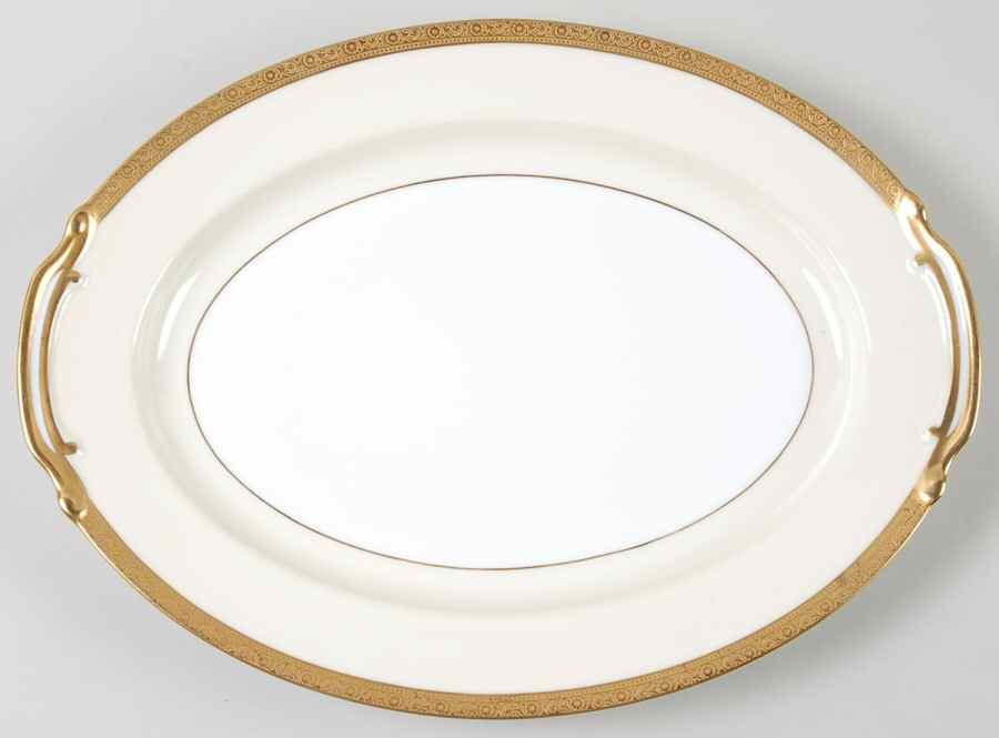 Margo 13" Oval Serving Platter by Noritake-1