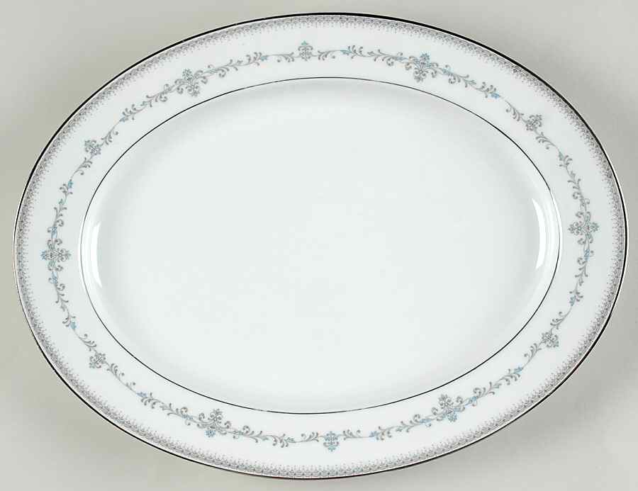 Maria 13" Oval Serving Platter by Noritake-1