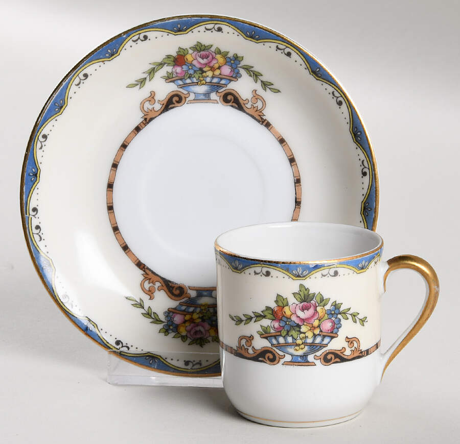 Mariana Flat Demitasse Cup & Saucer Set by Noritake-1