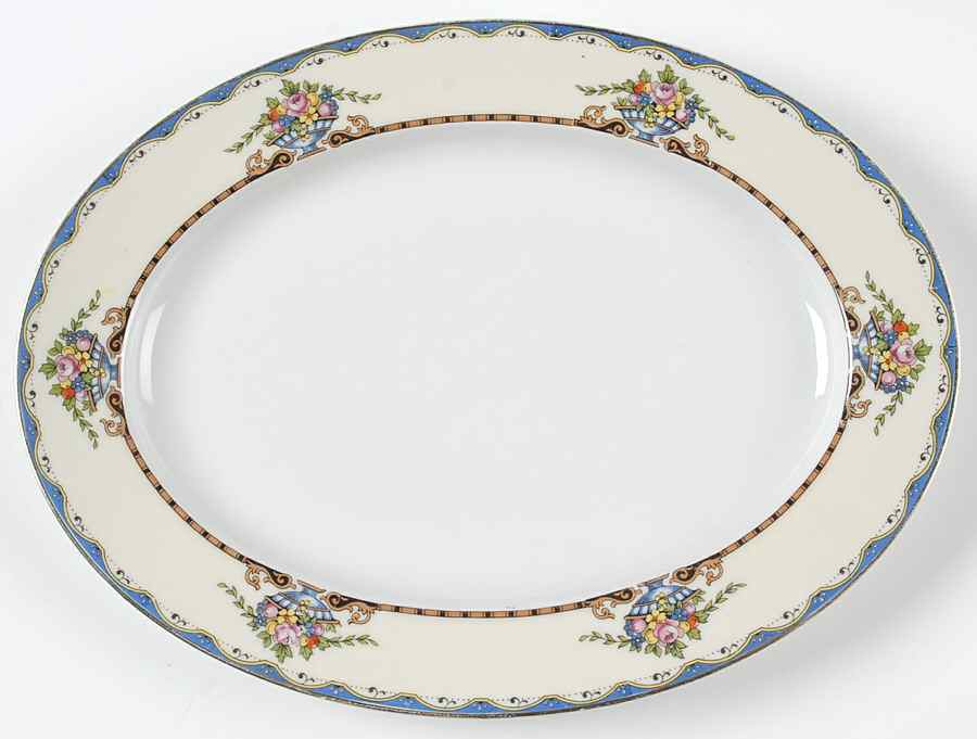 Mariana 11" Oval Serving Platter by Noritake-1