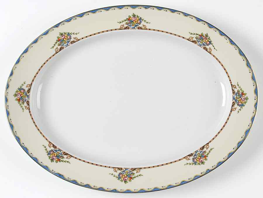 Mariana 16" Oval Serving Platter by Noritake-1