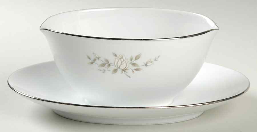 Marietta Gravy Boat with Attached Underplate by Noritake-1
