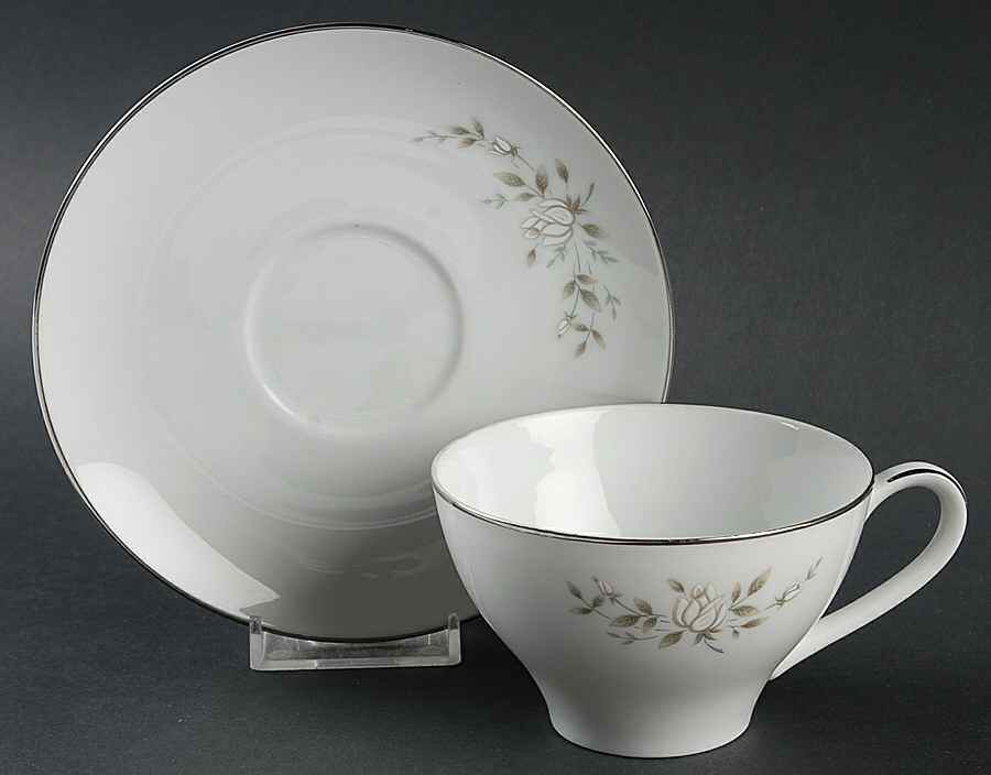 Marietta Flat Cup & Saucer Set by Noritake-1