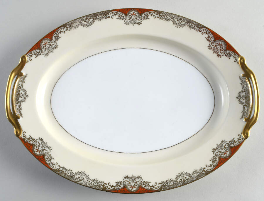 Marietta 13" Oval Serving Platter by Noritake-1