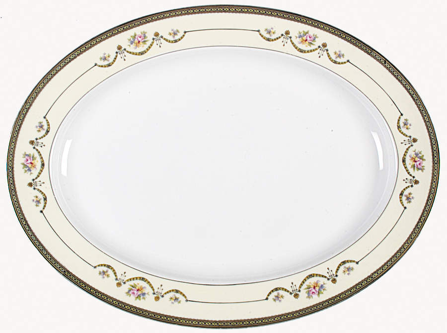 Marigold 16" Oval Serving Platter by Noritake-1