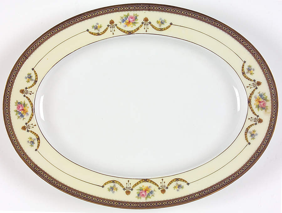 Marigold 11" Oval Serving Platter by Noritake-1