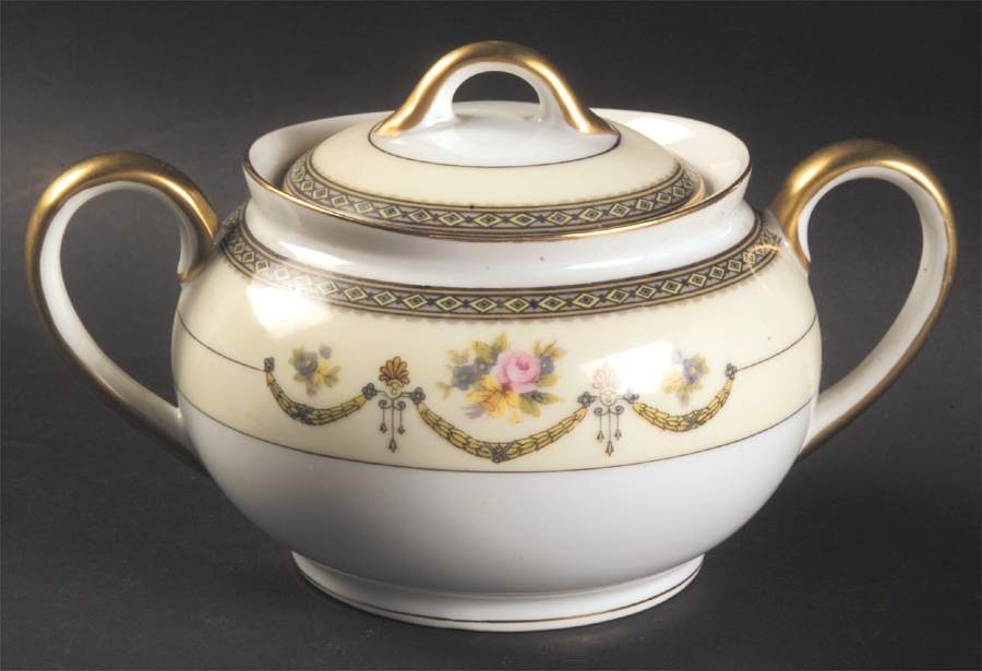 Marigold Sugar Bowl & Lid by Noritake-1
