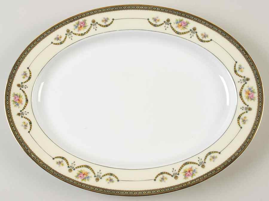 Marigold 13" Oval Serving Platter by Noritake-1