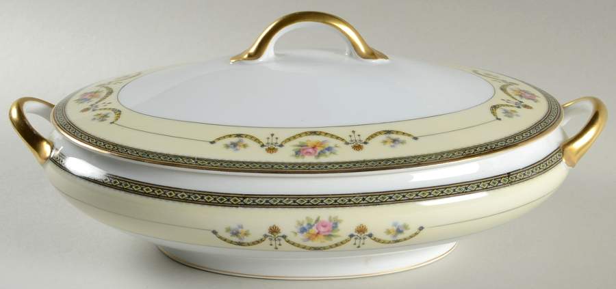Marigold Oval Covered Vegetable by Noritake-1
