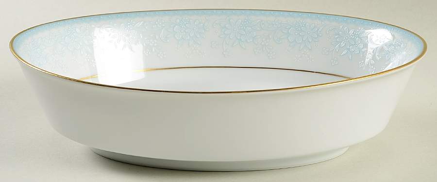 Marina 9" Oval Vegetable Bowl by Noritake-1