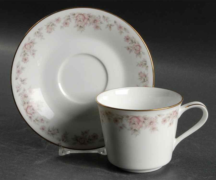 Marion Flat Cup & Saucer Set by Noritake-1