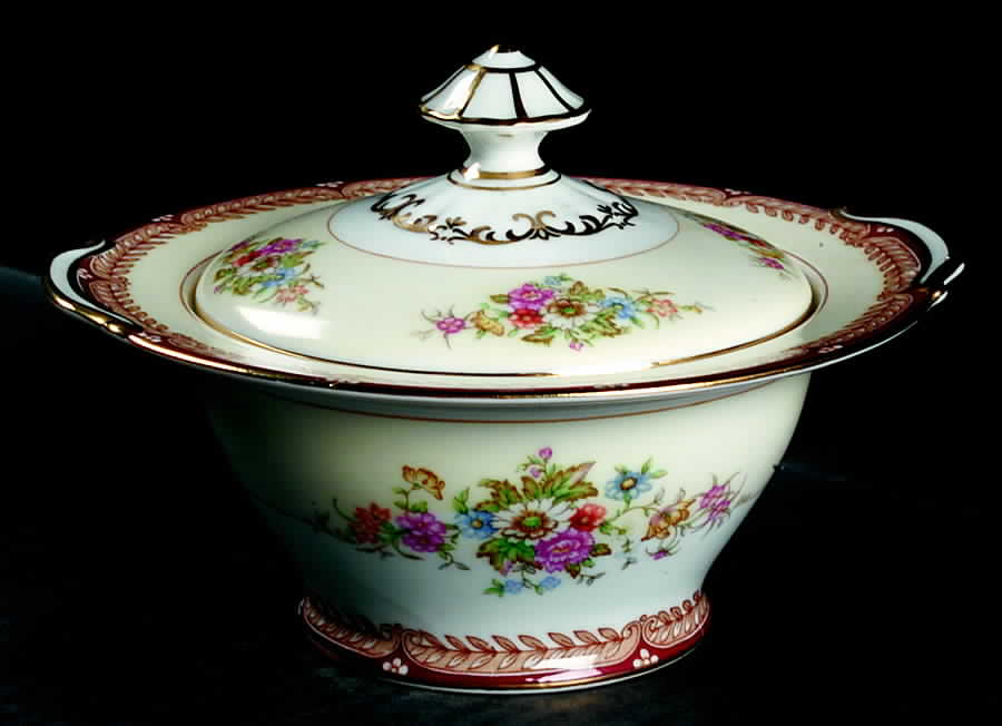 Mariposa Sugar Bowl & Lid by Noritake-1