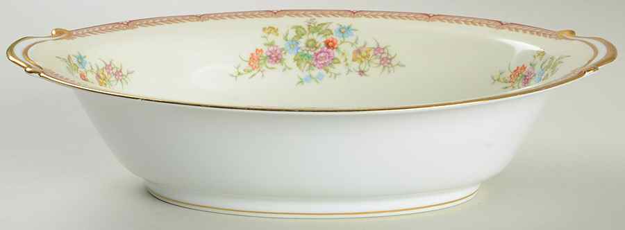 Mariposa 10" Oval Vegetable Bowl by Noritake-1
