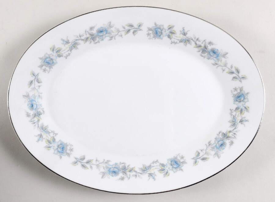 Mariposa 12" Oval Serving Platter by Noritake-1