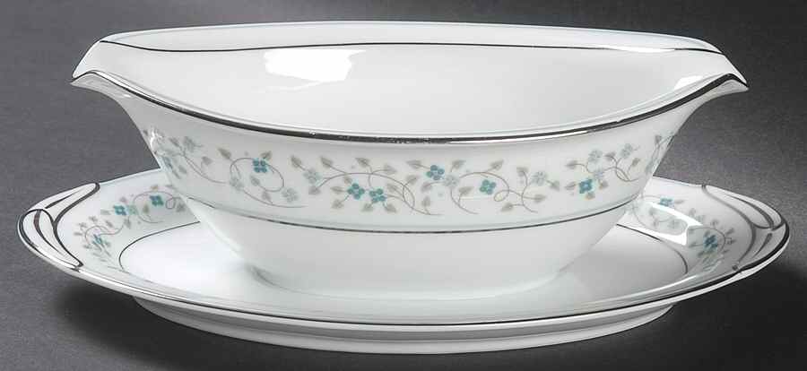 Marlene Gravy Boat with Attached Underplate by Noritake-1