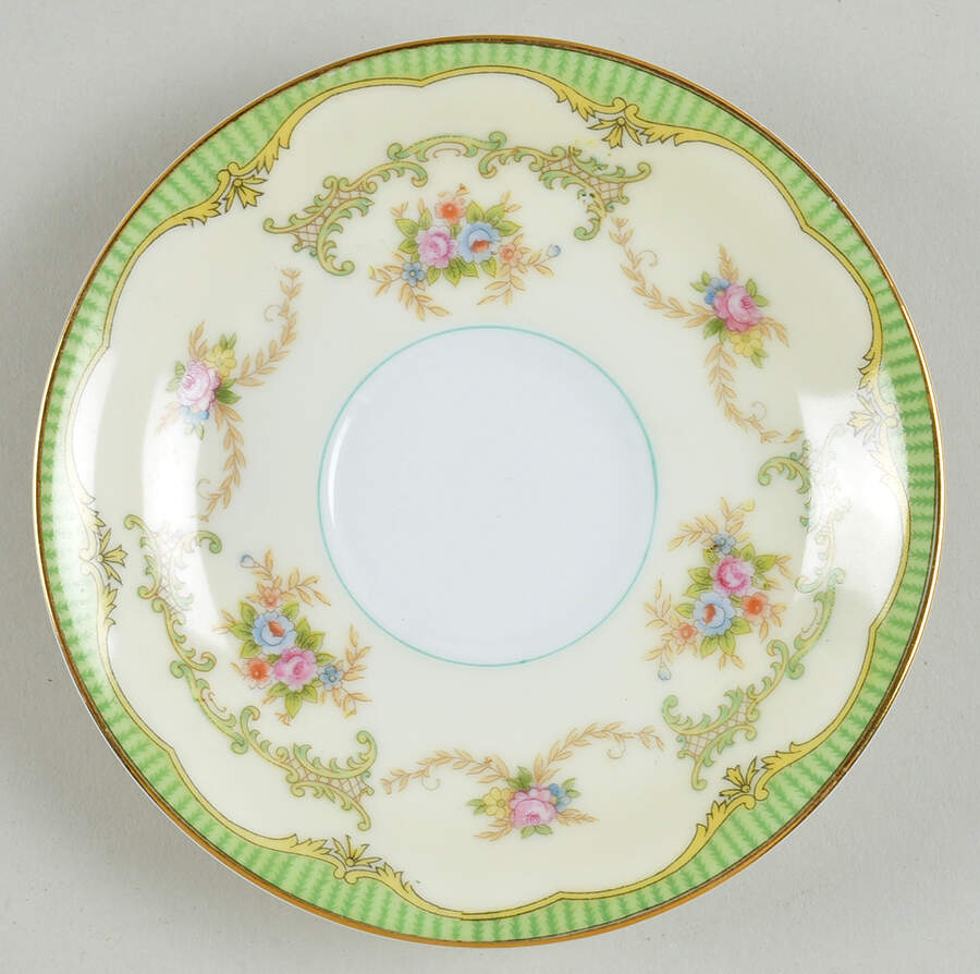Marlene Green Saucer for Demitasse Cup by Noritake-1