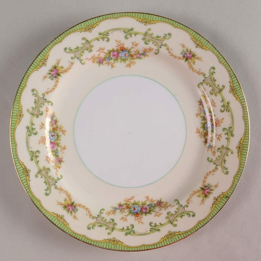 Marlene Green Luncheon Plate by Noritake-1