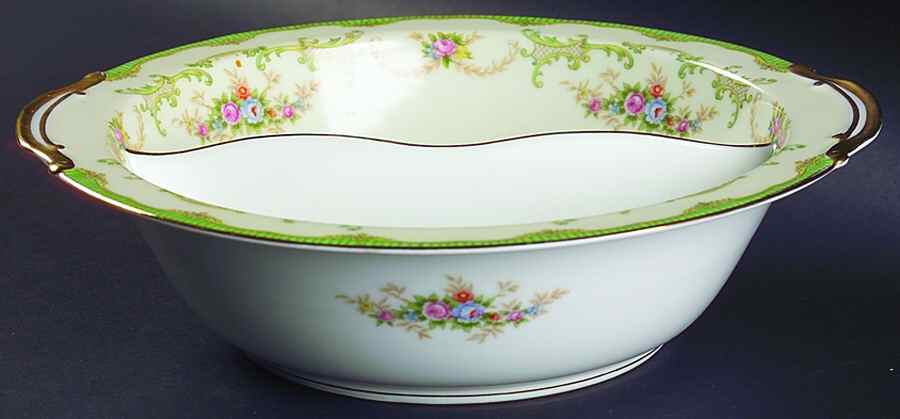Marlene Green Round Divided Vegetable Bowl by Noritake-1