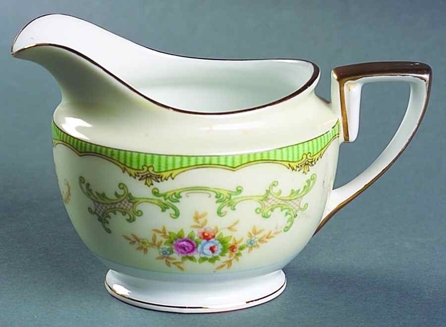 Marlene Green Creamer by Noritake-1