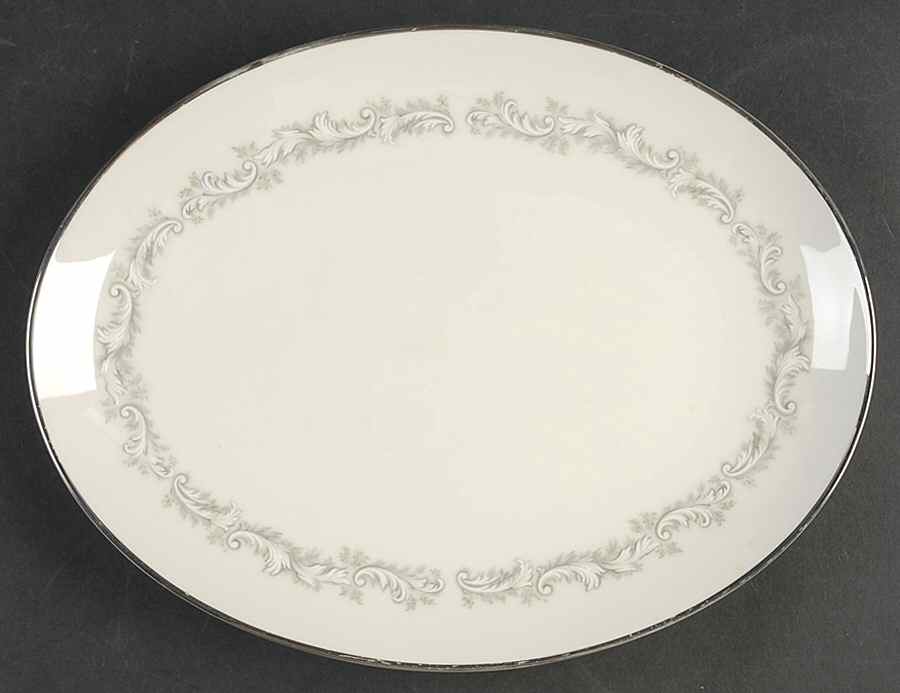 Marquis 12" Oval Serving Platter by Noritake-1