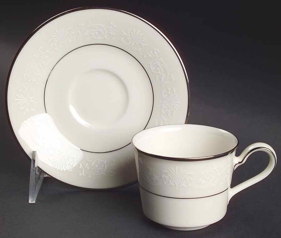 Marseille Flat Demitasse Cup & Saucer Set by Noritake-1