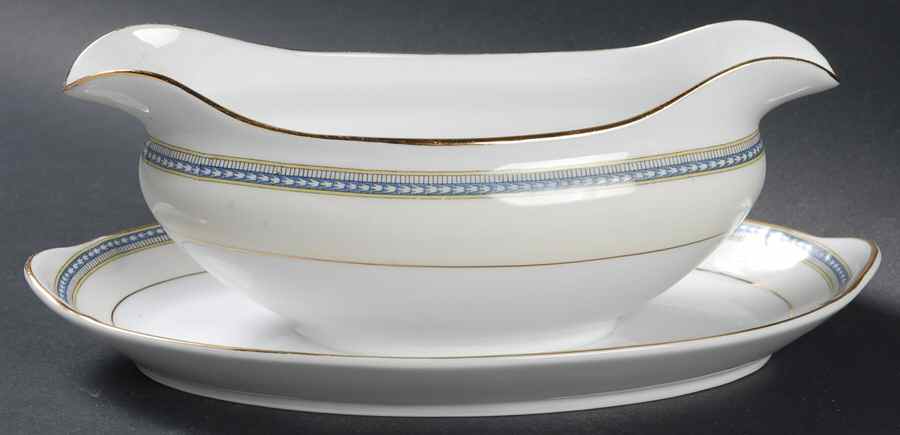 Marseilles Gravy Boat with Attached Underplate by Noritake-1