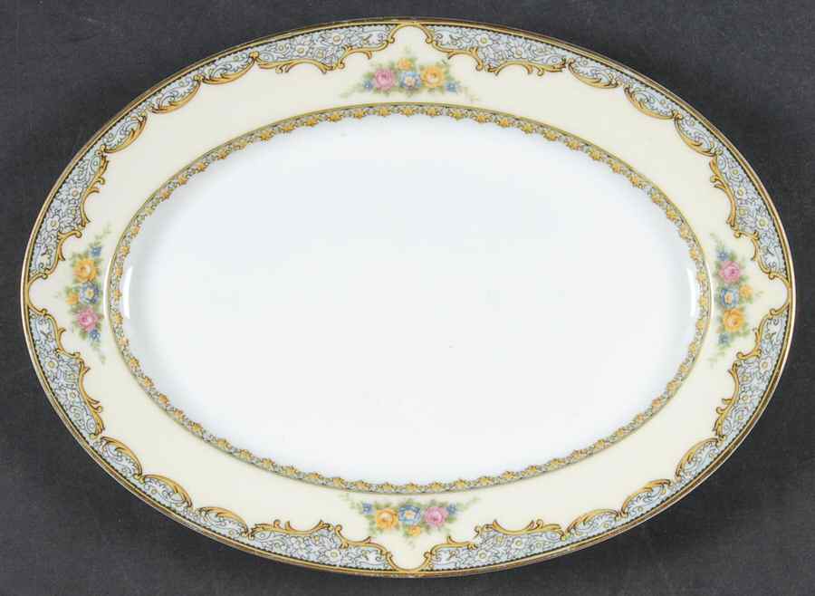 Martelle 10" Oval Serving Platter by Noritake-1