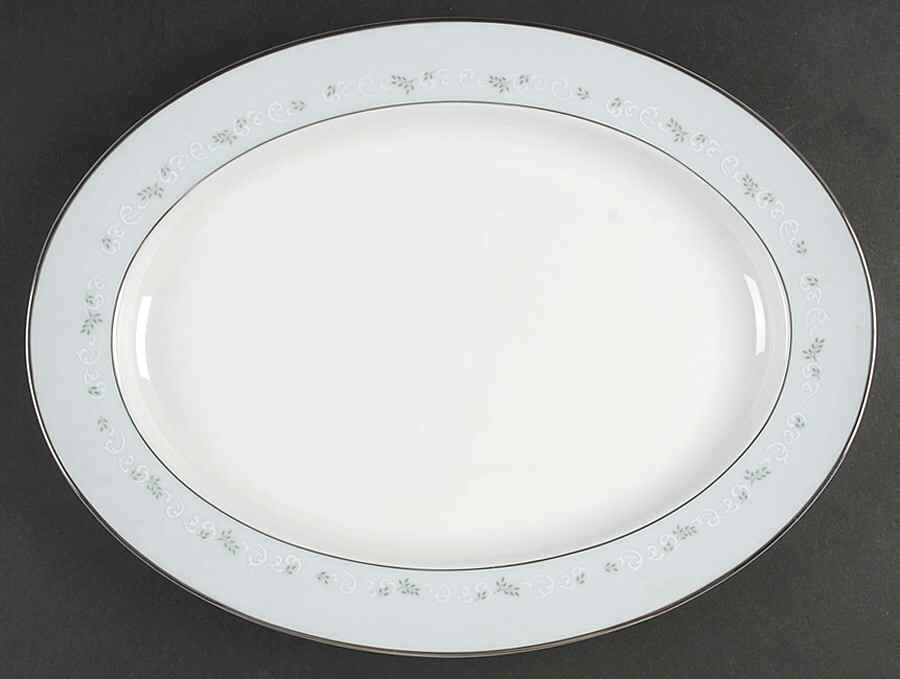 Martha 16" Oval Serving Platter by Noritake-1