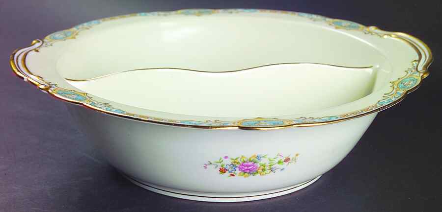 Marvelle 10" Round Divided Vegetable Bowl by Noritake-1