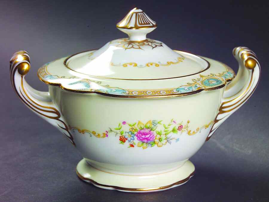 Marvelle Sugar Bowl & Lid by Noritake-1