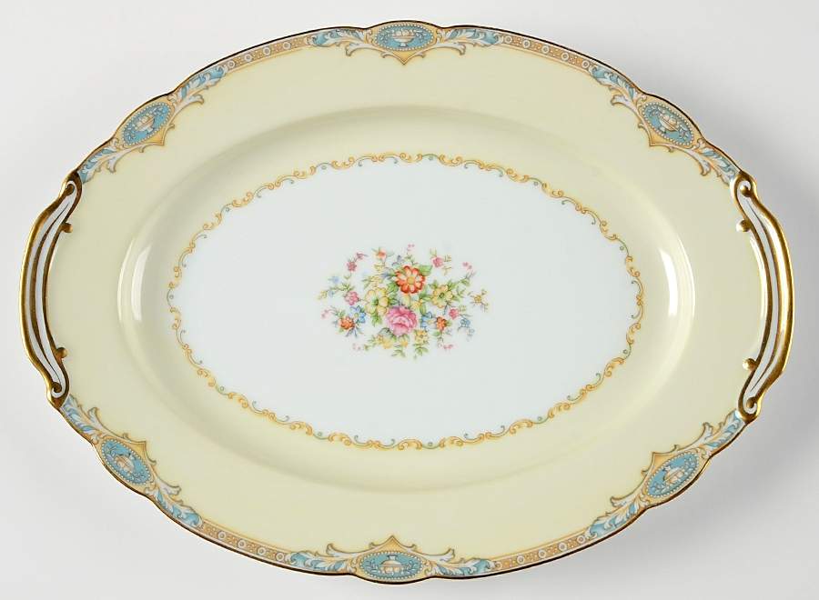 Marvelle 11" Oval Serving Platter by Noritake-1