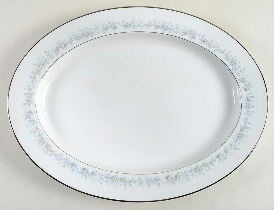 Marywood 16" Oval Serving Platter by Noritake-1