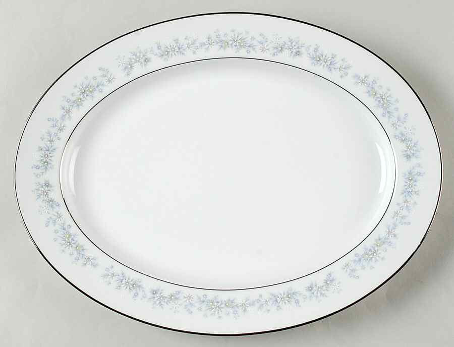 Marywood 13" Oval Serving Platter by Noritake-1
