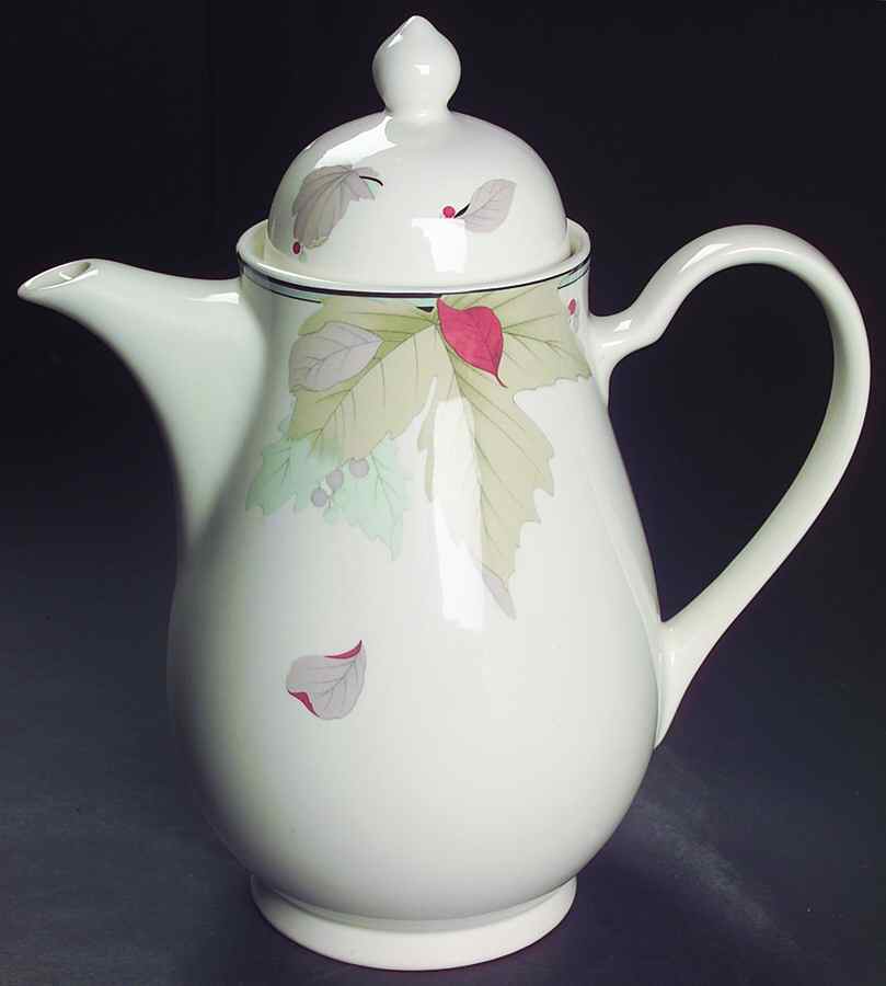 Maple Shade Tea/Coffee Pot & Lid by Noritake-1