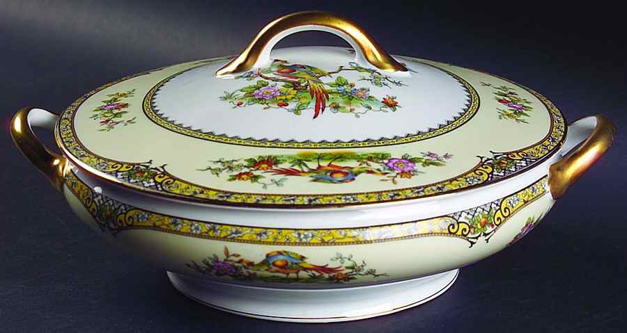 Matrix Round Covered Vegetable by Noritake-1