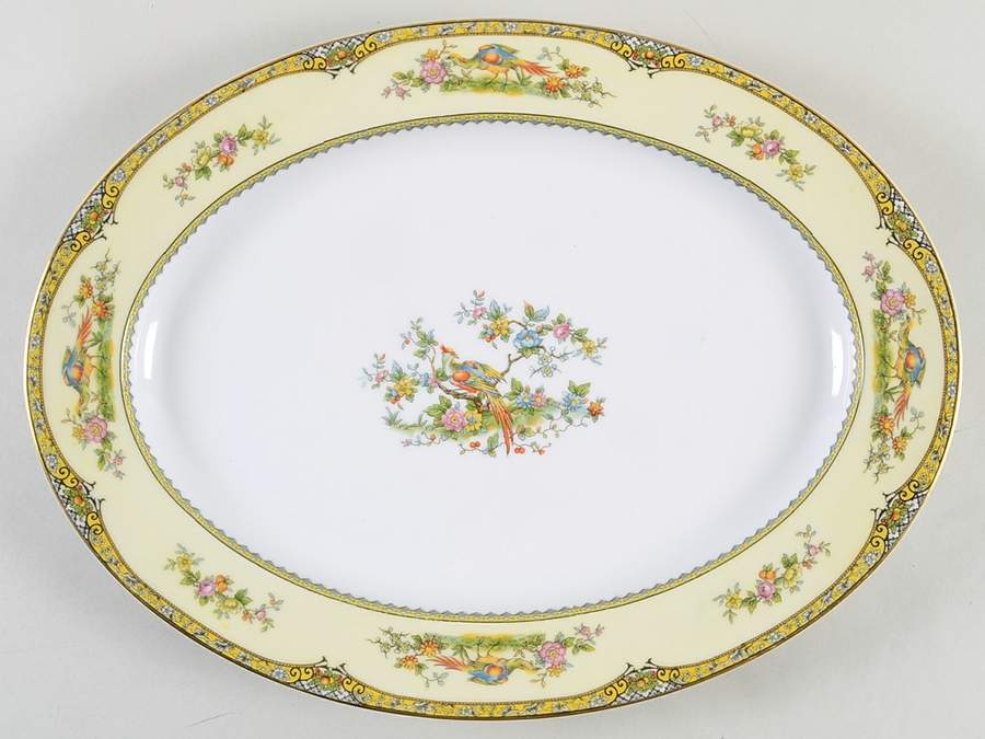 Matrix 16" Oval Serving Platter by Noritake-1