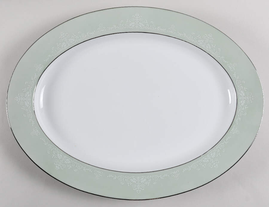 Maureen 16" Oval Serving Platter by Noritake-1