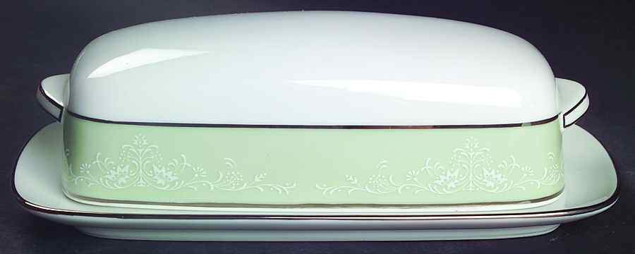 Maureen 1/4 Lb Covered Butter by Noritake-1