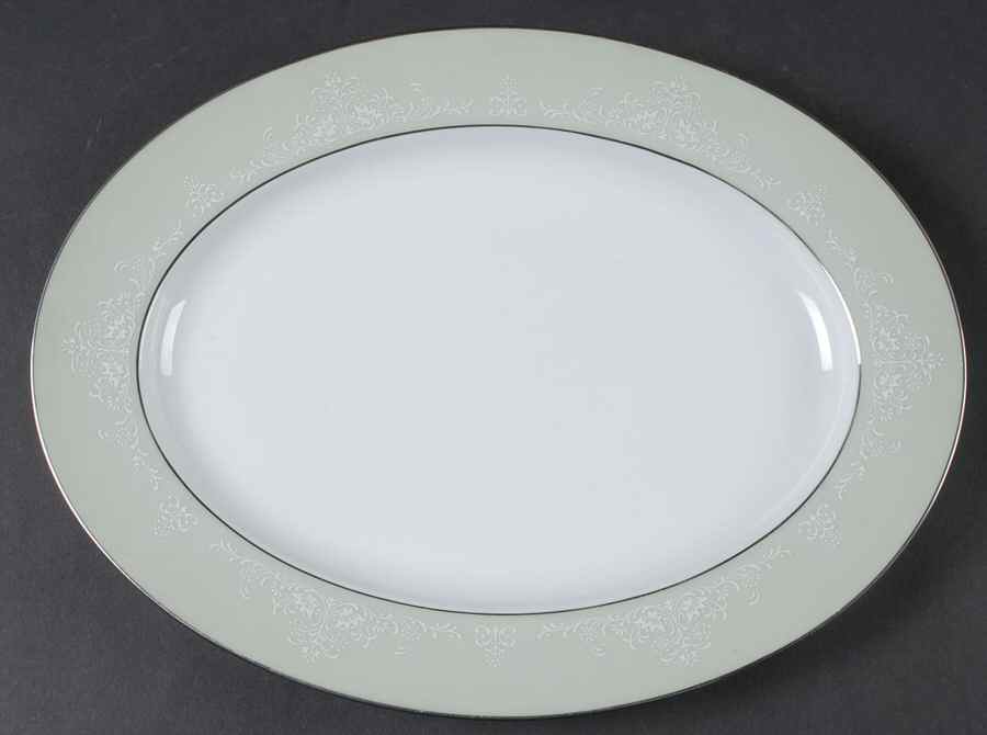 Maureen 11" Oval Serving Platter by Noritake-1