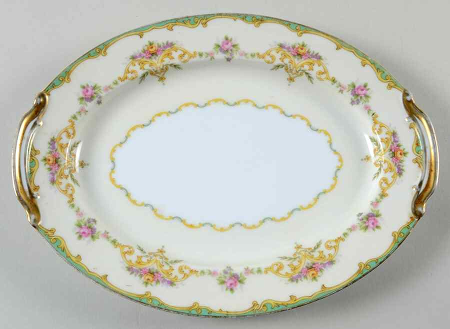 Maurice 11" Oval Serving Platter by Noritake-1