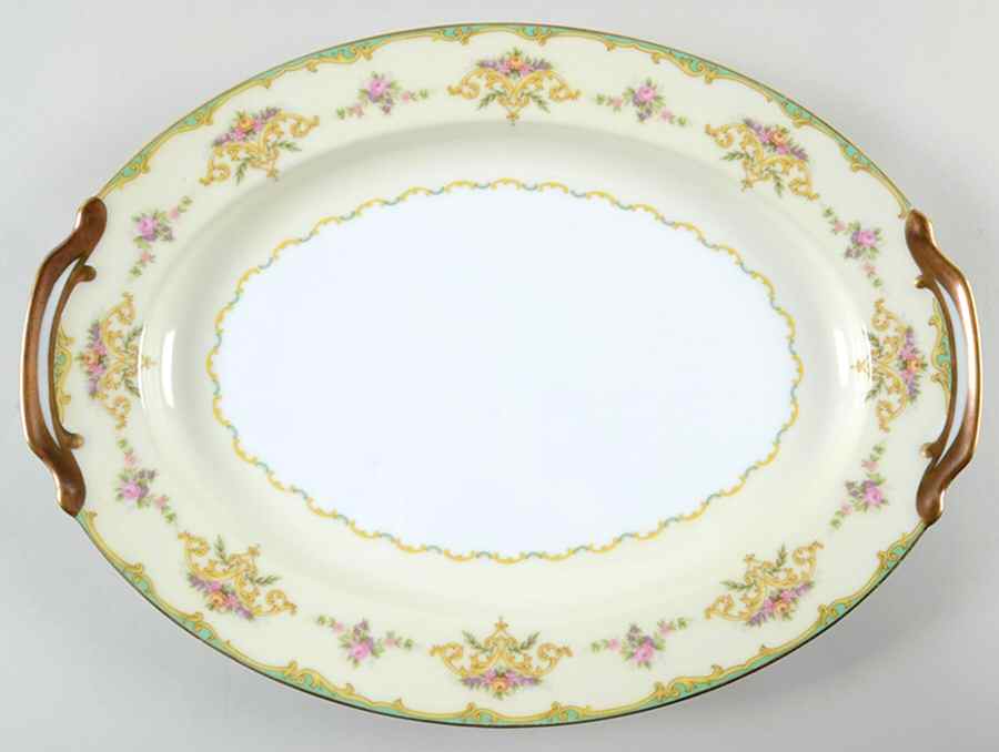 Maurice 16" Oval Serving Platter by Noritake-1