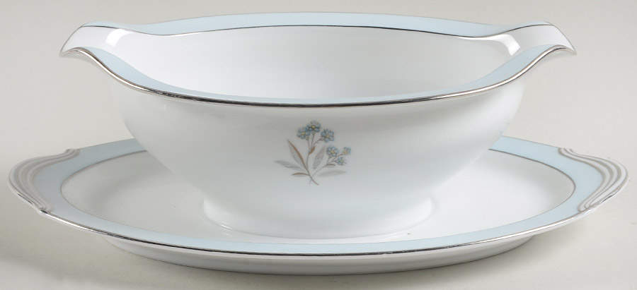 Mavis Gravy Boat with Attached Underplate by Noritake-1