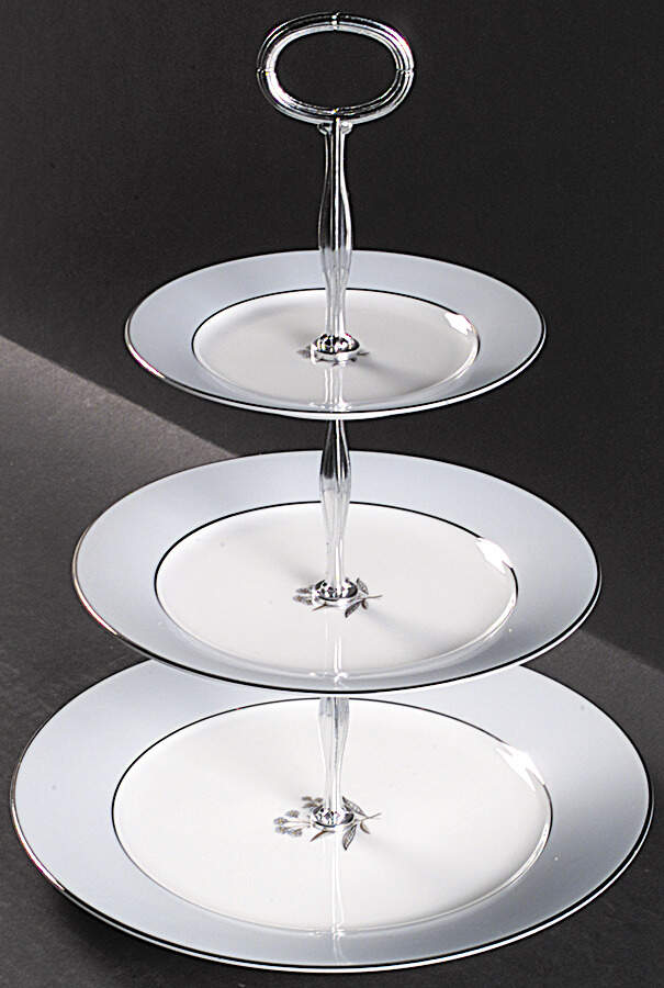 Mavis 13 7/8"-14 1/4" 3-Tiered Serving Tray(DP,SP,BB) HC by Noritake-1
