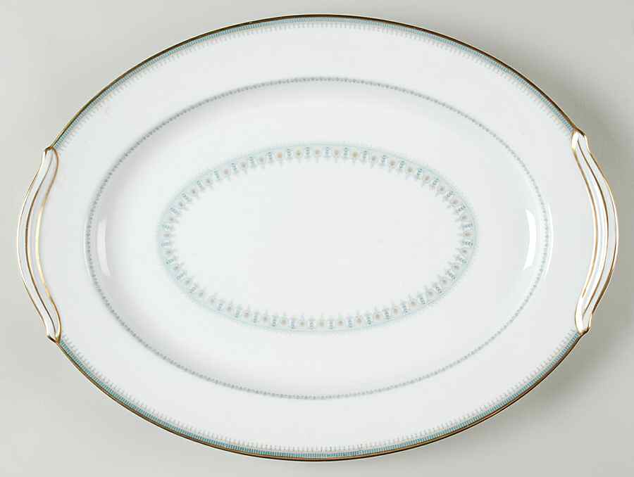 Maya 16" Oval Serving Platter by Noritake-1