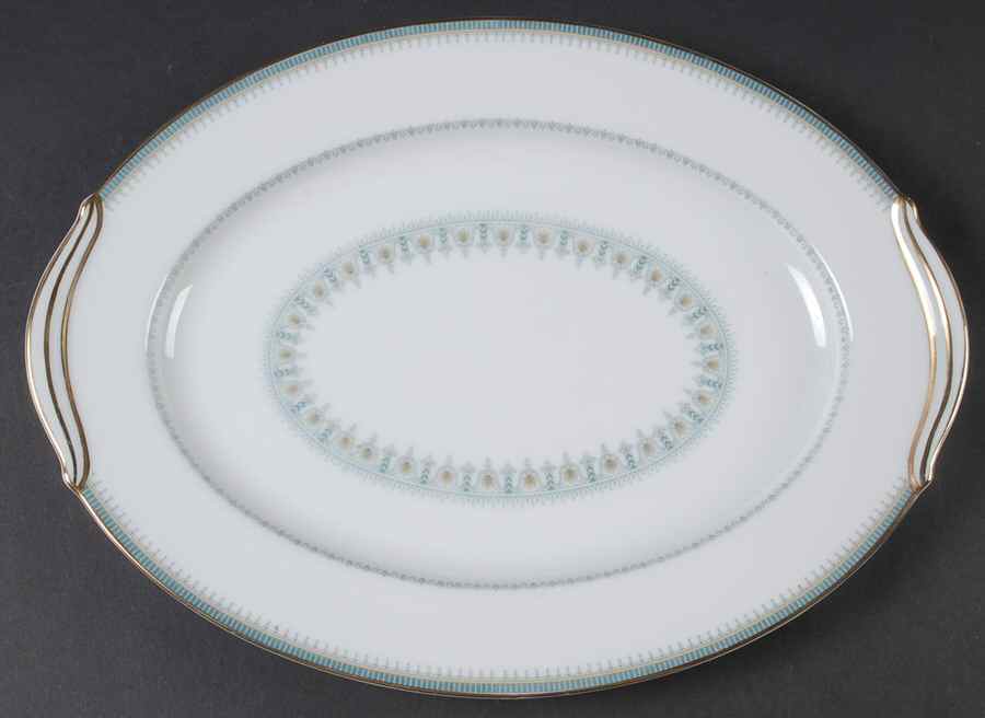 Maya 11" Oval Serving Platter by Noritake-1